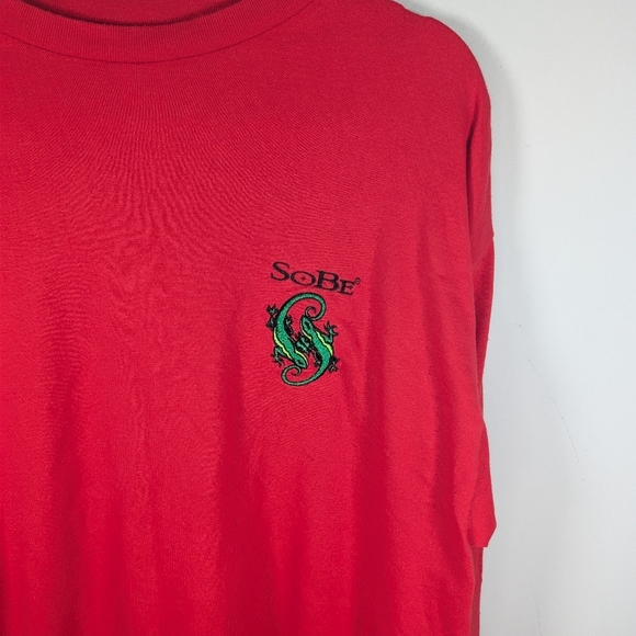 Vintage Y2K Sobe Lizard Drink Energy Drink Long Sleeve Men's Shirt Size XL - Picture 2 of 4